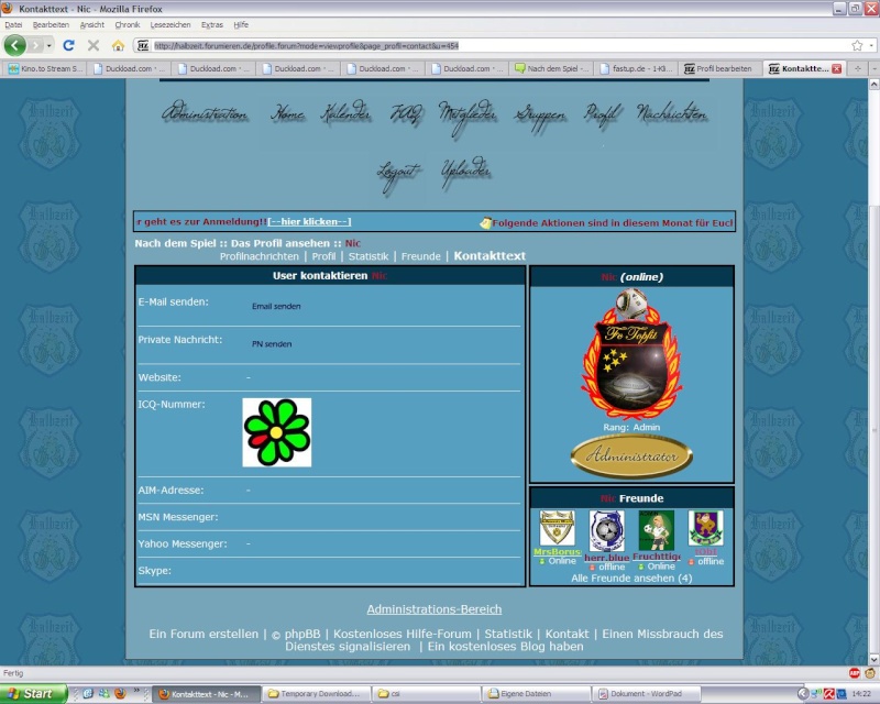 profil t42662  -regeln -des -forums -der -foren - Icq und Co wird im Profil nicht angezeigt Screen10