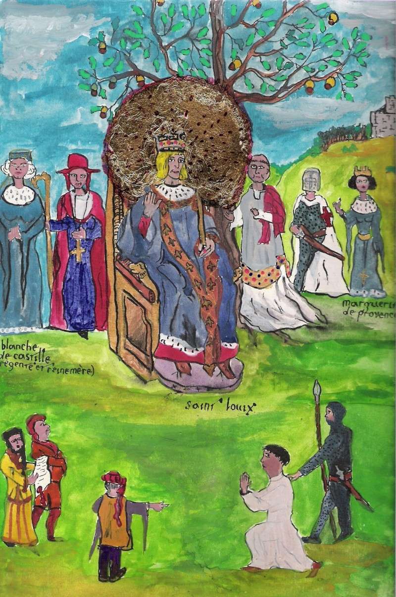 Louis IX (ou Saint-Louis):La compagnie Jean de Bouc à participer à la fête médiévale de Montrond les Bains St_lou10