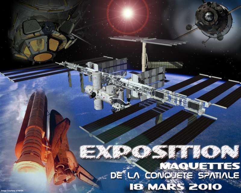 Expo de maquette sur la conquete spatiale Affich10