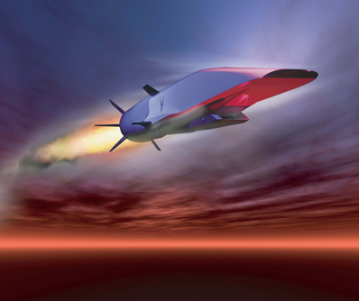 Un vol hypersonique pour le X-51 Waverider. X5110