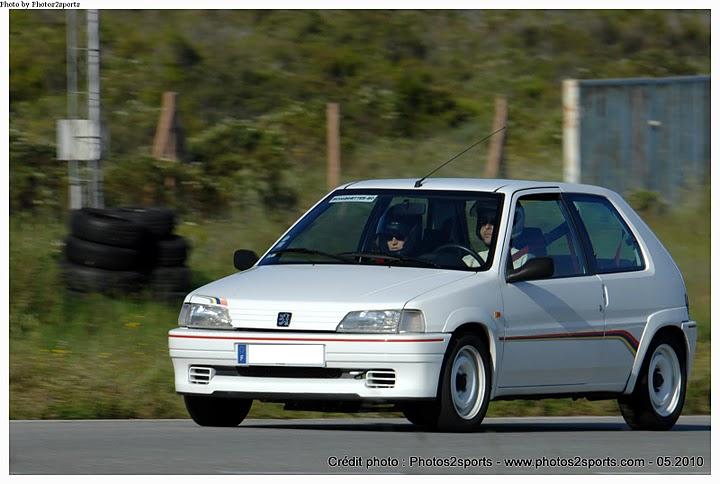 Photos de ma 106 Rallye au circuit du LUC 1310