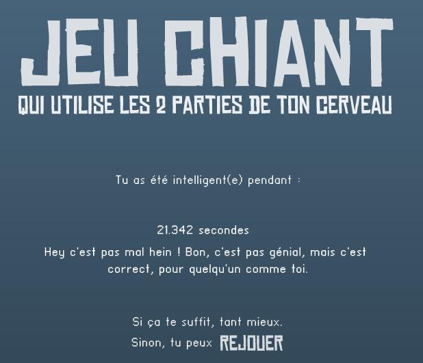 Jeux chiant. Record10