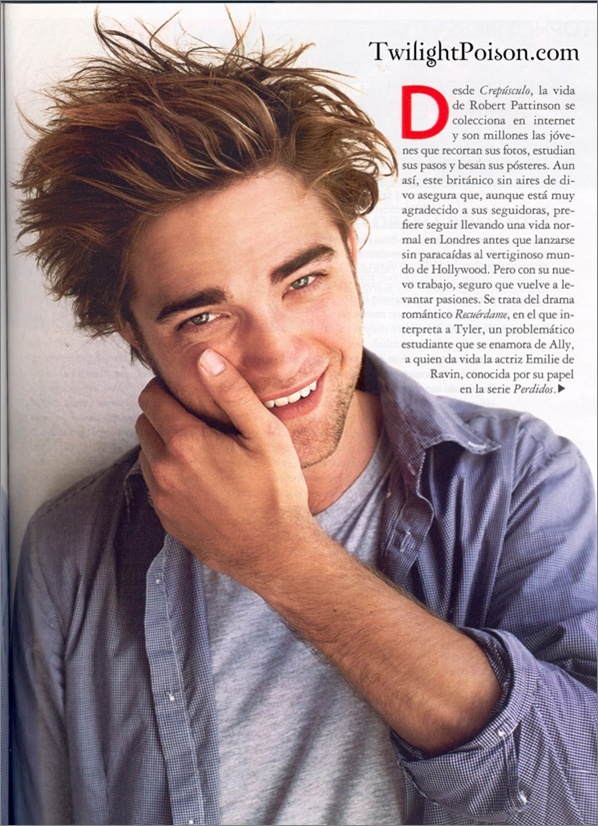 Scans de Robert Pattinson en la revista Glamour de España ' Robest10