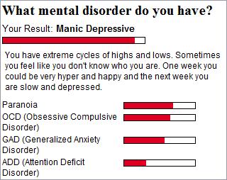 What mental disorder are you? Depres10