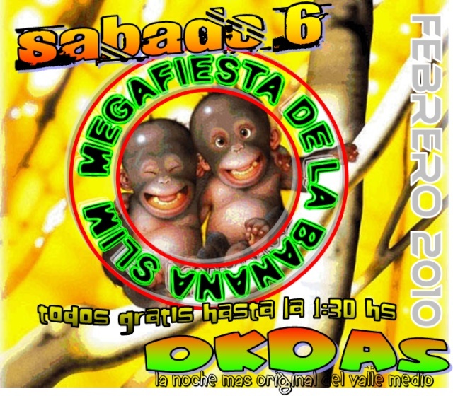 SABADO 6 - MEGA FIEESTA DE LA BANANA SLIM Logoch12