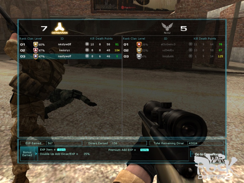 Fun war 3 vs 3 Only Sniper => LOS vs MOH <= Screen22