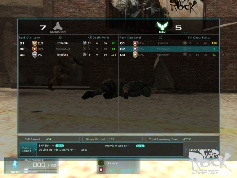 Fun war 3 vs 3 Only Sniper => LOS vs MOH <= Screen27