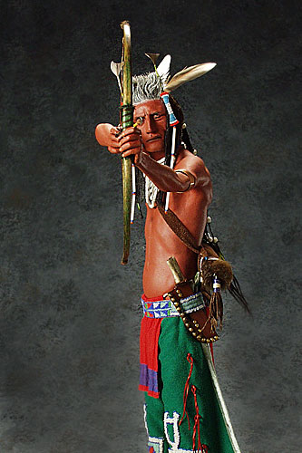 De quelles tribus sont ces Indiens en figurines ? Crowsh10