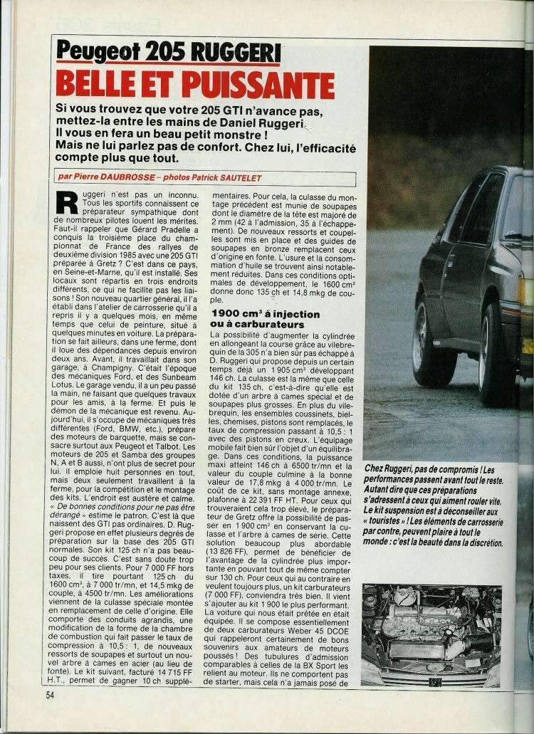 205 GTI 1.9L 1986 - Mic29 Rugger10