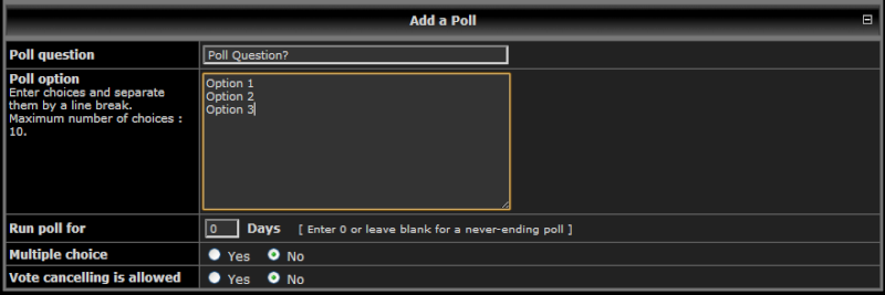 How to Post a Poll Pollpi10