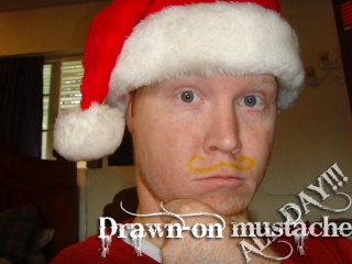Wear a drawn-on mustache all day Mustac11