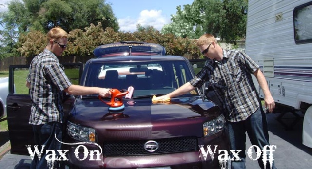Wax on 'n' off an entire car Wax_on10