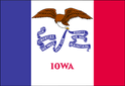 Les drapeaux des 50 Etats Iowa10