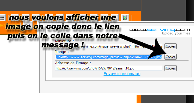 COMMENT INSERER UNE PHOTO DANS UN MESSAGE Sans_t13