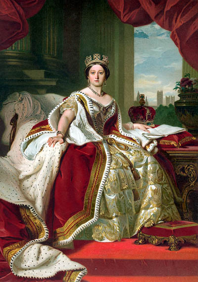 La Reine Victoria en photo et représenté dans les tableaux  Pretty10