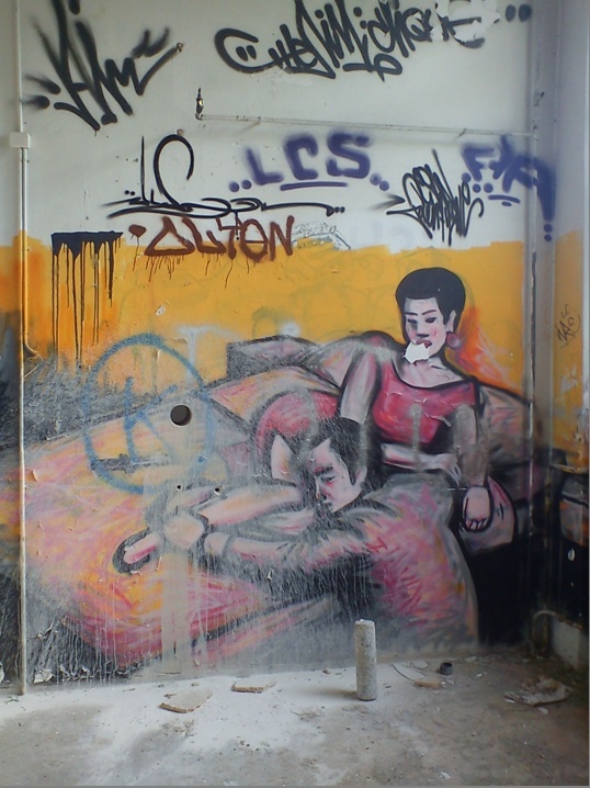 Grafiti Von der "Hugi" einer stillgelegten Schuhfabrik Neues_13