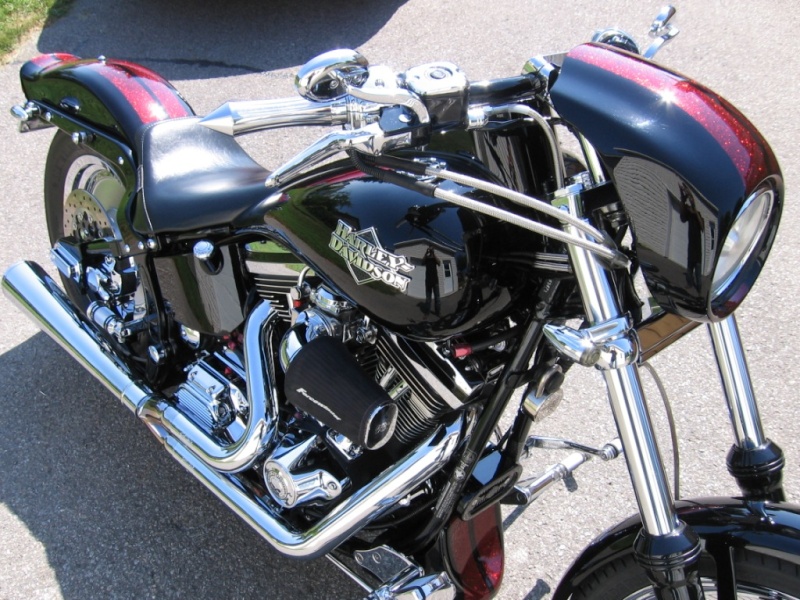 Tête de fourche sur Forty-Eight Harley11