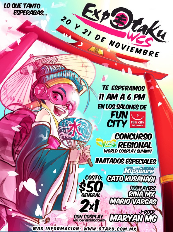 Expotaku WCS bases para el concurso de cosplay Expowc11