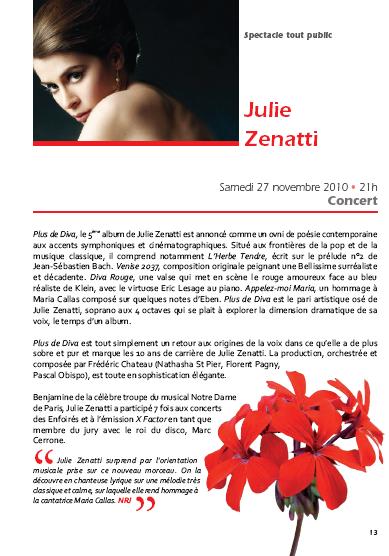 Julie Zenatti en concert au Centre Culturel de  Verneuil sur Seine  - Espace Maurice Béjart le 27 novembre 2010 - Page 2 Jz12