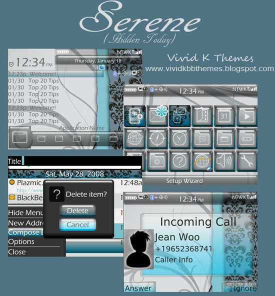 Serene Hidden Today Themes for BlackBerry 9700 1aaa10