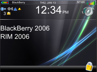 Black Vista Themes for BlackBerry 83xx Vistat11