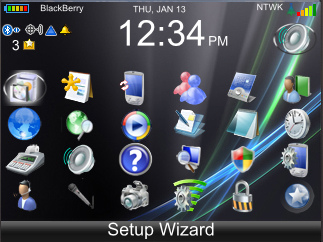 Black Vista Themes for BlackBerry 83xx Vistat13