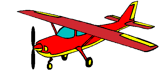Flugzeug [Blau/Rot & Rot/Gelb (Propeller dreht sich)] X50