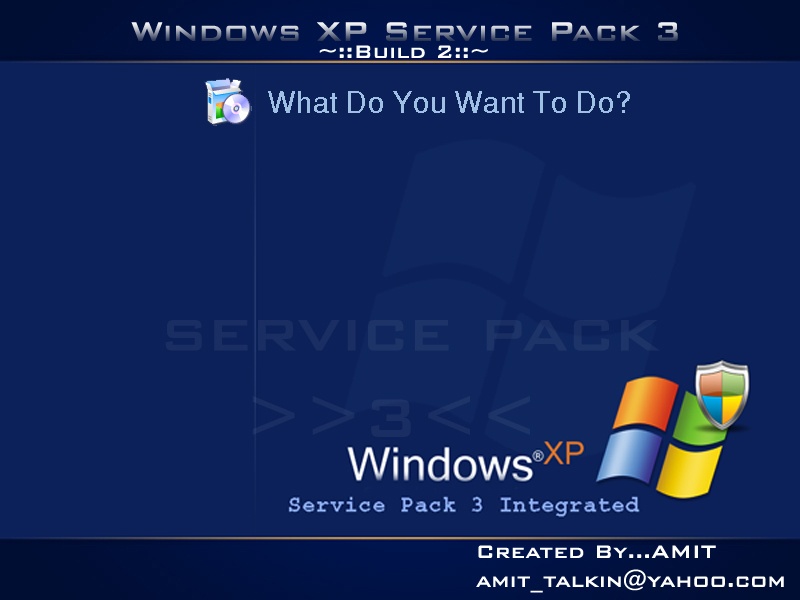 Windows Xp Service Pack 3 Build:2+Extra Bootable Bitmap10