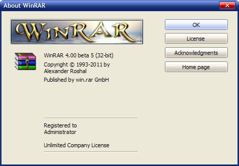 حصرياً برنامج الوين رار باخر اصدراته WinRAR 4.00 Beta 5 x86/x64 على اكثر من سيرفر  31810