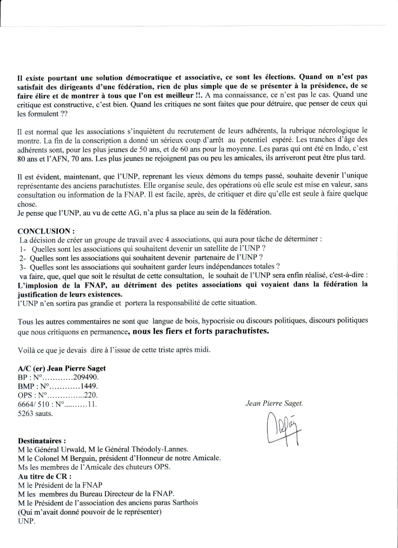 THOMANN Jean-Claude GCA - Président du Club des Chefs de section parachutistes au feu - Il est indispensable de se mettre en ordre de bataille Fnap_m11