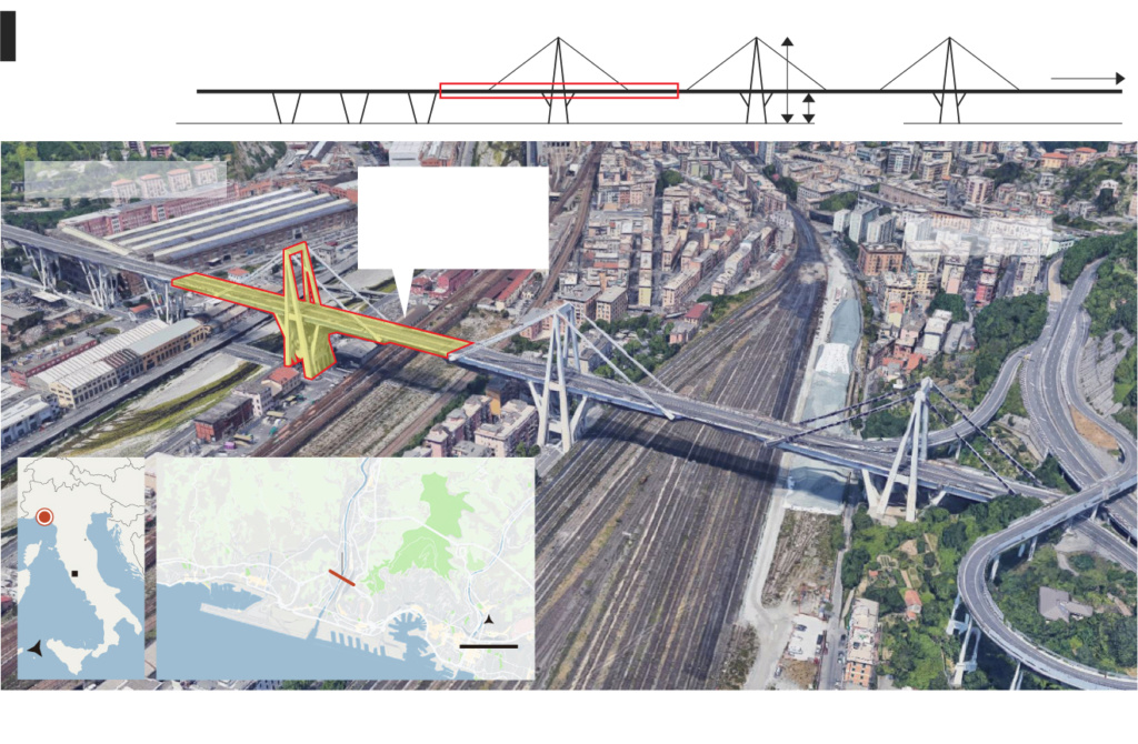 morandi - El viaducto Morandi en Génova (Italia): Expertos advirtieron que acabaría sufriendo un desenlace como el ocurrido. Viaduc10