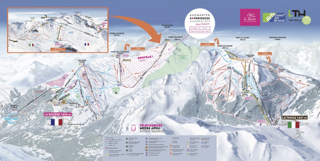 Historique du domaine skiable de La Rosière La_ros10