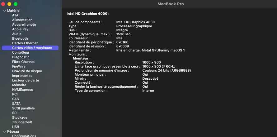 [résolu]Gestion écran HD sur HP 6470b OC BigSur Captur15