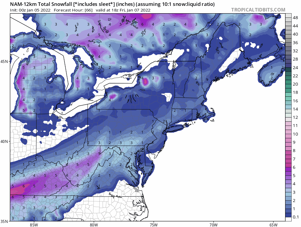 January 7th 2022 Snowstorm Threat - Page 2 Nam_0611