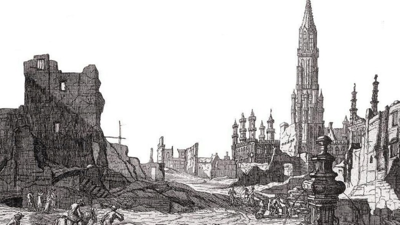 13 août 1695: Bombardement de Bruxelles C7da2210