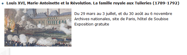 Exposition "Louis XVI, Marie-Antoinette et la Révolution. La famille royale aux Tuileries" Tzolzo35