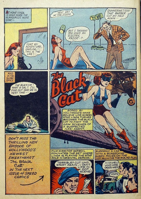 The ORIGINAL (Golden Age) Black Cat <from Harvey Comics> _black15
