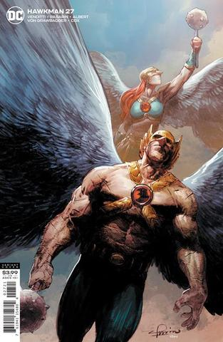 Hawkman and Hawkwoman with the JSA in September 2020 issue Hawkma10