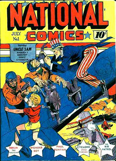 Happy 80th Anniversary to the Golden Age Uncle Sam (comic book version) Nation11