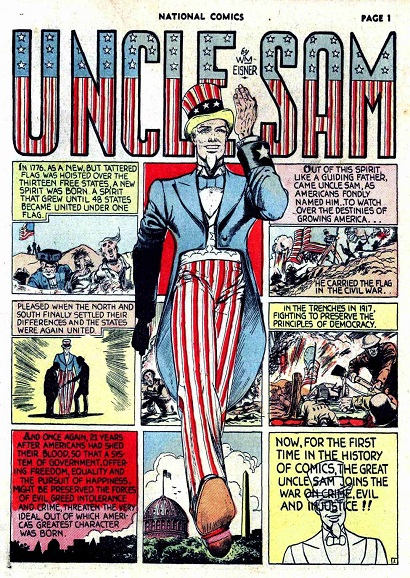 Happy 80th Anniversary to the Golden Age Uncle Sam (comic book version) Uncle_15