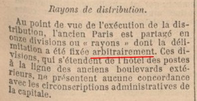 Rayons de distribution à Paris 1900-010