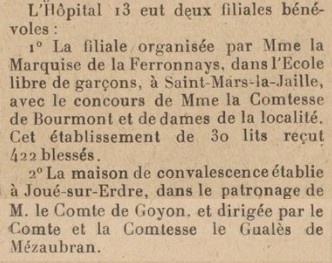 filiale de l'Hôpital temporaire 46 de Luçon Filial10