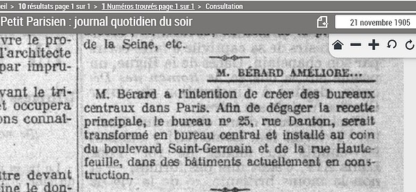 Bureaux et Oblitérations de Paris entre 1900 et 1910 Sans1338