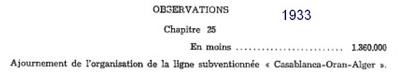 Liason Alger Casablance avion 1930 Sans1393