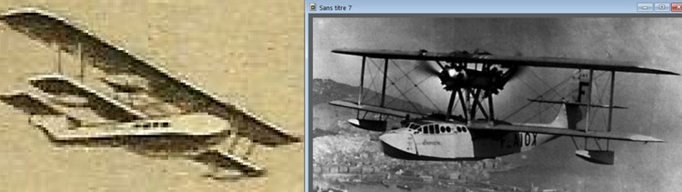 Liason Alger Casablance avion 1930 Sans1395