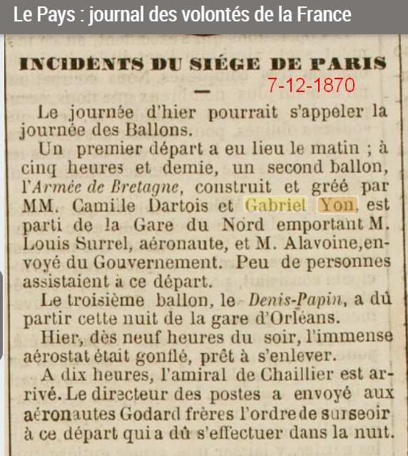 SIEGE DE PARIS 1870 "LES BALLONS MONTES" - Page 4 Sans1670