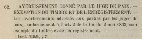 Convocqtion juge de paix Sans1919