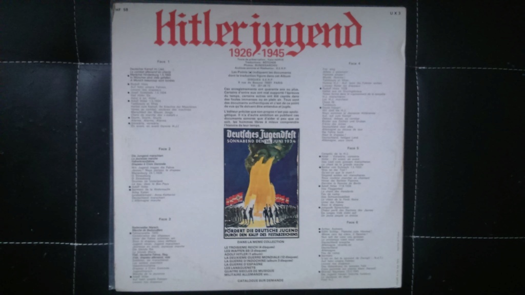 Disques vinyles 33T SERP, Les Waffen ss et Hitlerjugend 48278010