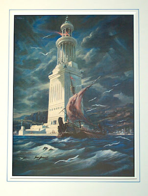 semaine 28 / 2023 : Le phare d'Alexandrie un guide de belle taille.  Pharos10