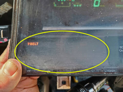 Supercustom Ltd Timing Belt Reset light on Digital Dash